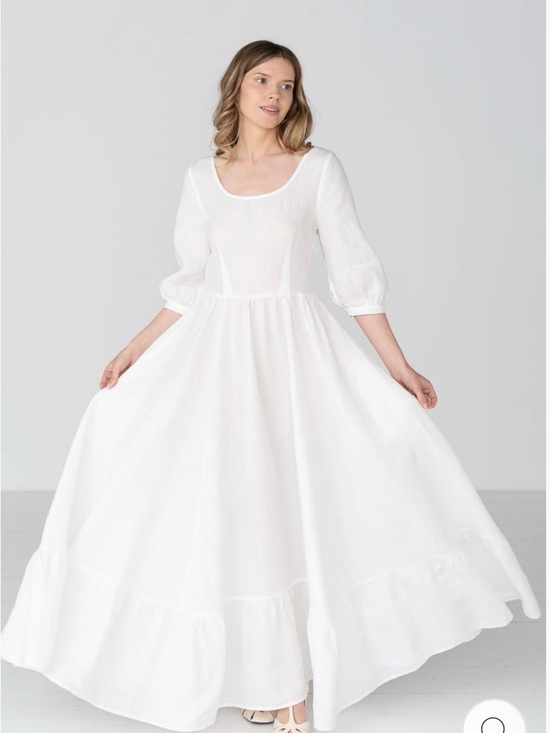 Son de Flor Dresses & Skirts - Son de Flor Carmen Linen Maxi Dress